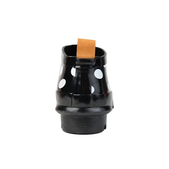 Journee Collection Womens Rainer Block Heel Rain Boots
Black Dot - Picture 3 of 11